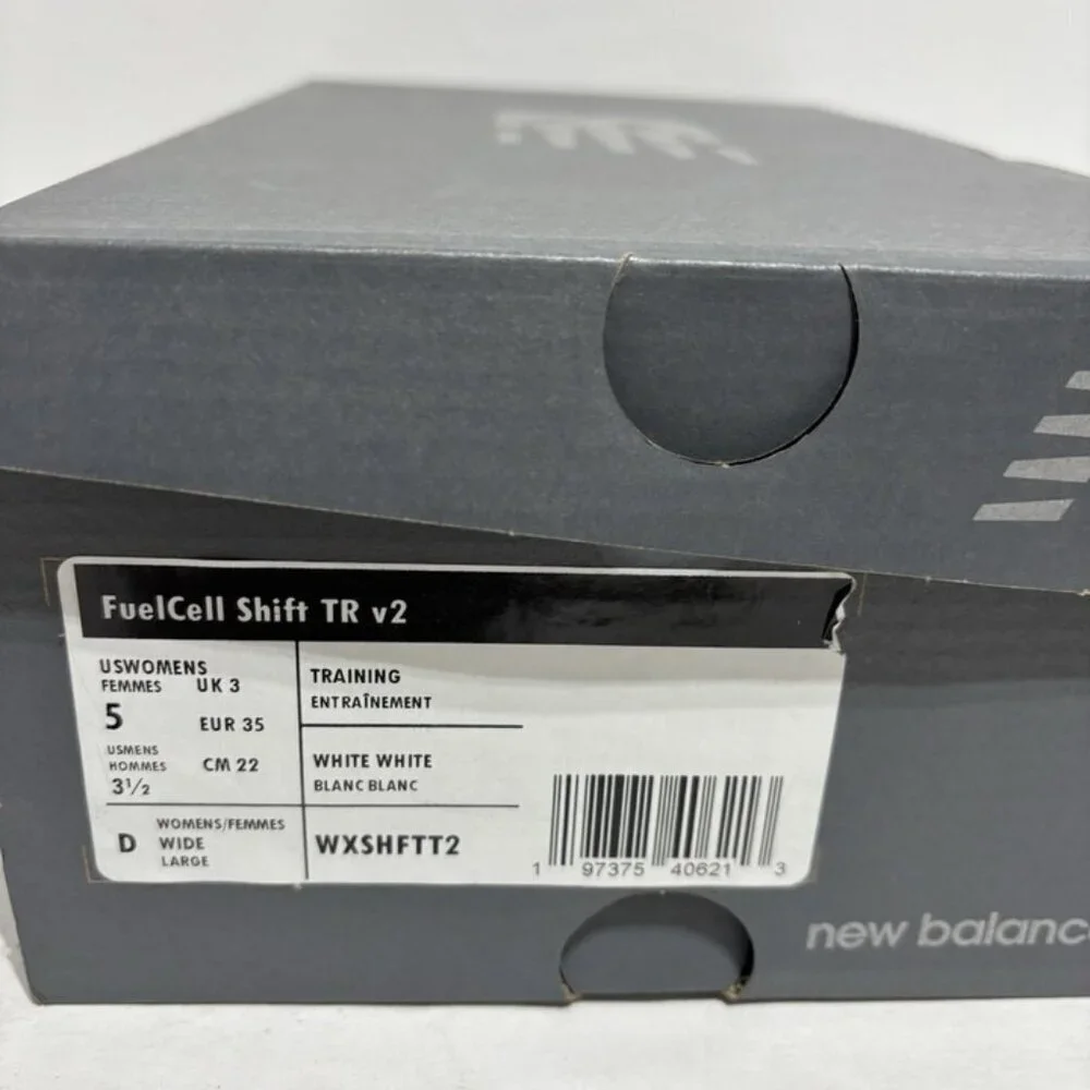 New Balance Women’s FuelCell Shift Trainer V2 Sneakers White, Size 5 Wide